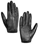 Análisis detallado de los elegantes guantes negros de piel: la pieza imprescindible para tu look de invierno