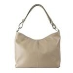 Análisis detallado: Bolso en color taupe, el complemento perfecto para cualquier outfit