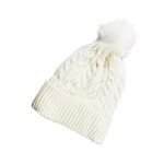 Análisis detallado del gorro blanco con pompón: ¡El complemento perfecto para tu outfit de invierno!