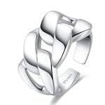 Los mejores anillos de plata grandes para mujer: ¡Imprescindibles en tu colección de accesorios!