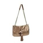 Brillo y elegancia: Análisis del bolso bronce perfecto para tus fiestas