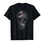 Análisis de la tendencia: Camiseta con logo de calavera, ¡la prenda imprescindible para un look atrevido!