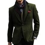 Análisis de la Americana de Espiga Verde para Hombre: Elegancia y Estilo en tu Vestuario